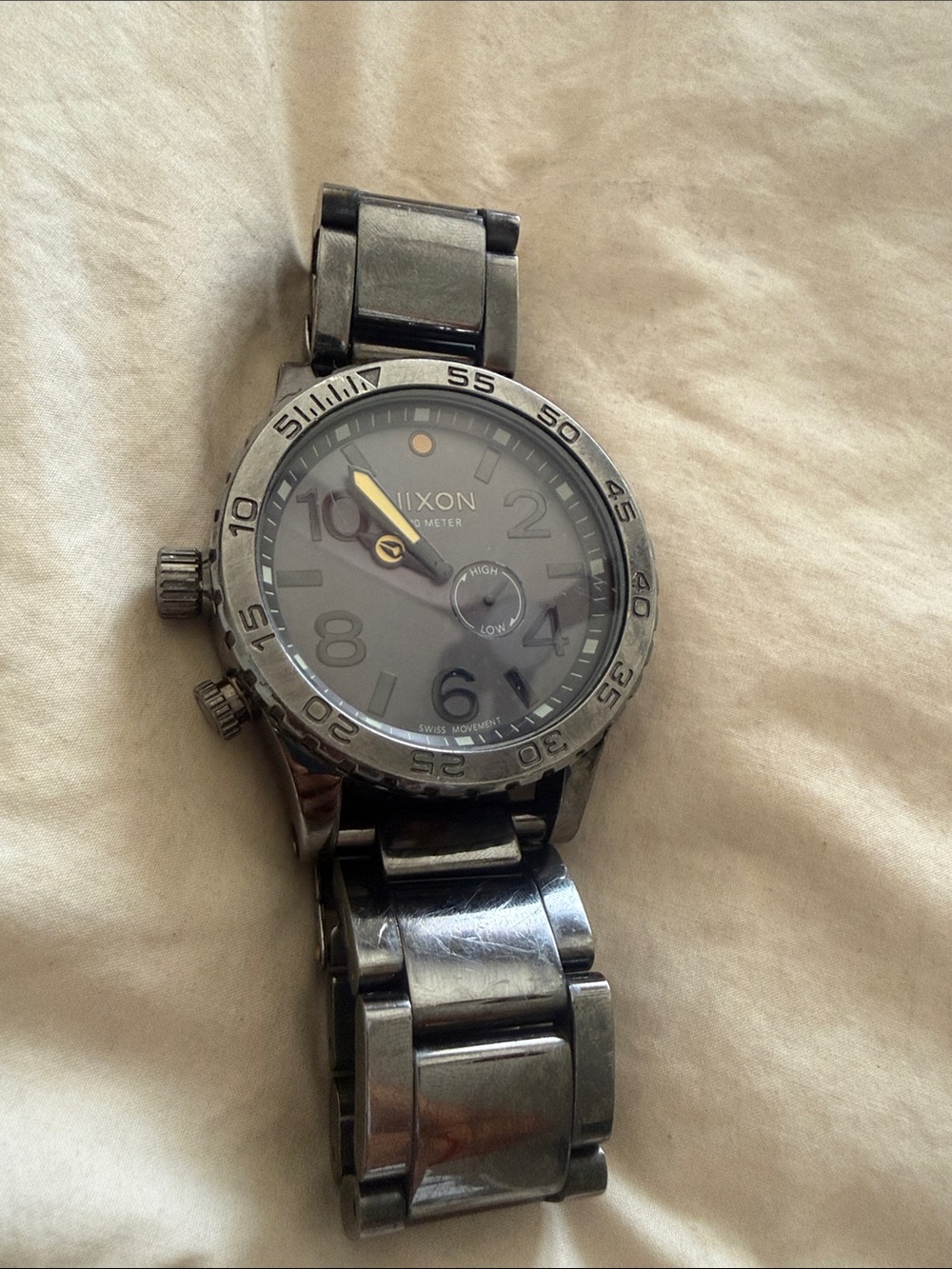 Nixon Stainless Steel Men's Watch in Gunmetal